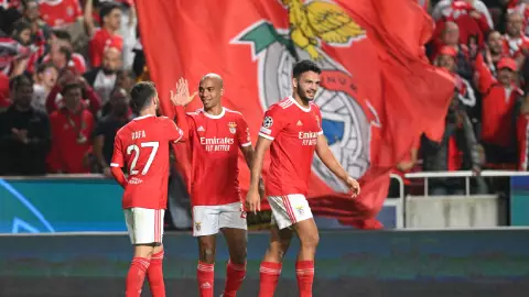Benfica celebra tanto ante la Juventus