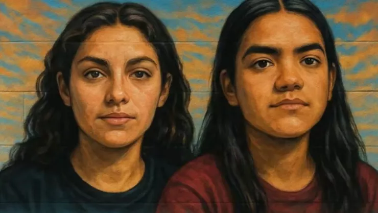 Campamento afectado por el río Guadalupe: jóvenes mexicanas ayudaron en la evacuación