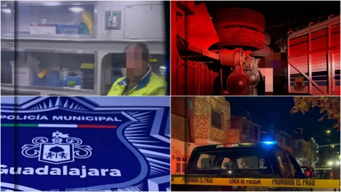 ZMG DE NOCHE Asalto, choque de trailer velador violencia Guadalajara