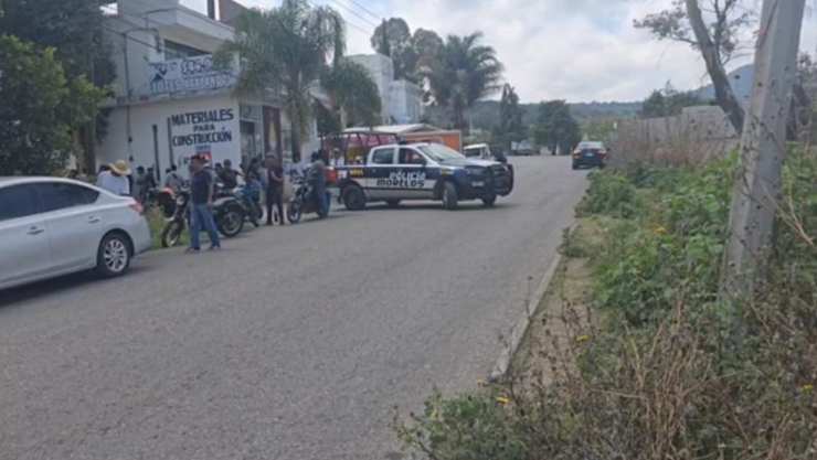 Ataque armado deja dos personas sin vida en la comunidad de Totolapan.
