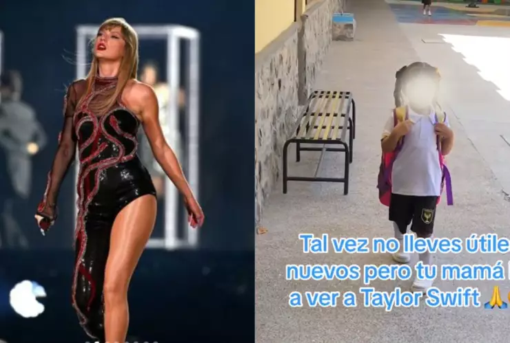 Mujer deja sin útiles escolares a su hija por irse a ver a Taylor Swift