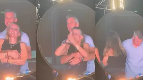 ¿Infidelidad o “muy tímidos”? Captan pareja infiel de concierto de Coldplay
