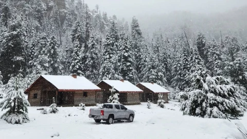 Nevadas por tormenta invernal y frente frío 27 en Chihuahua