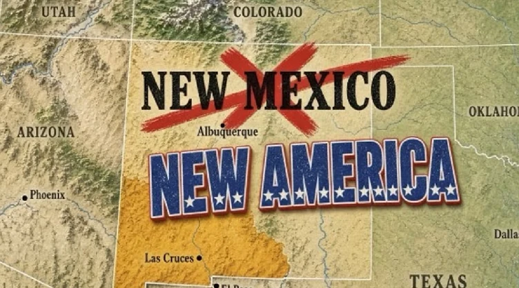 Trump busca cambiar el nombre de Nuevo México a Nueva América