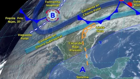 Entra hoy el nuevo frente frío a BC y la novena tormenta invernal