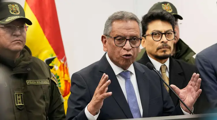 Marco Antonio Oviedo, ministro de Gobierno de Bolivia.