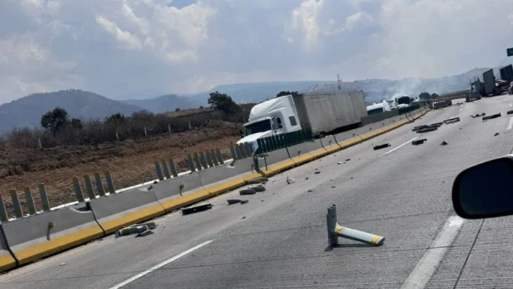 Accidente en la autopista México-Puebla hoy 23 de abril de 2024 provoca tráfico