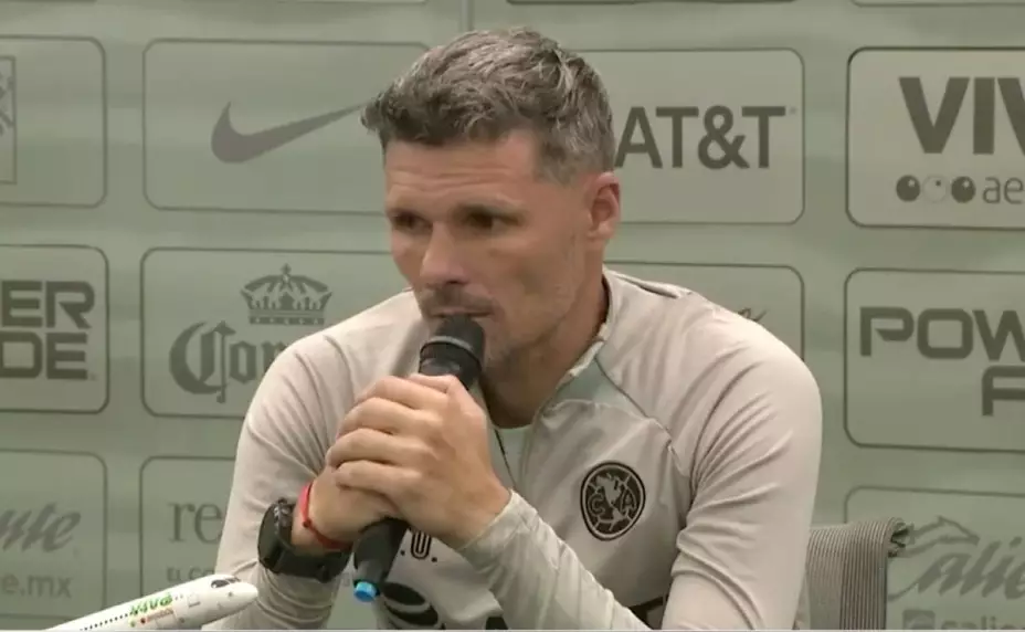 Tano Ortiz en conferencia de prensa del América