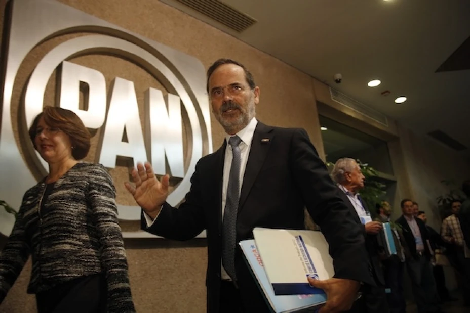 Gustavo Madero, dirigente nacional del PAN