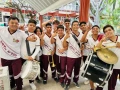 La banda de guerra animó en todo momento.jpg
