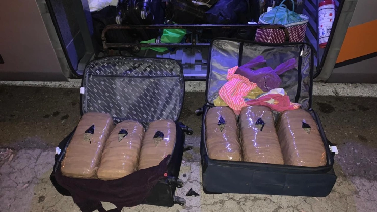 Encuentran marihuana en maletas cuando eran trasladadas a la Ciudad de México