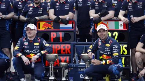 Verstappen y Checo Pérez