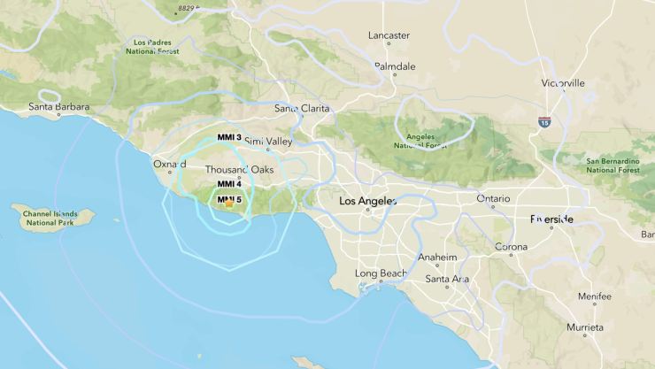Sismo en California