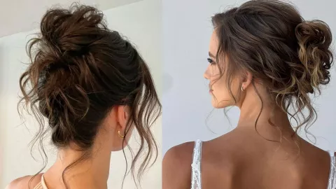 11 ideas de peinados recogidos para pelo corto que se ven elegantes y sencillos: para cualquier día del año.