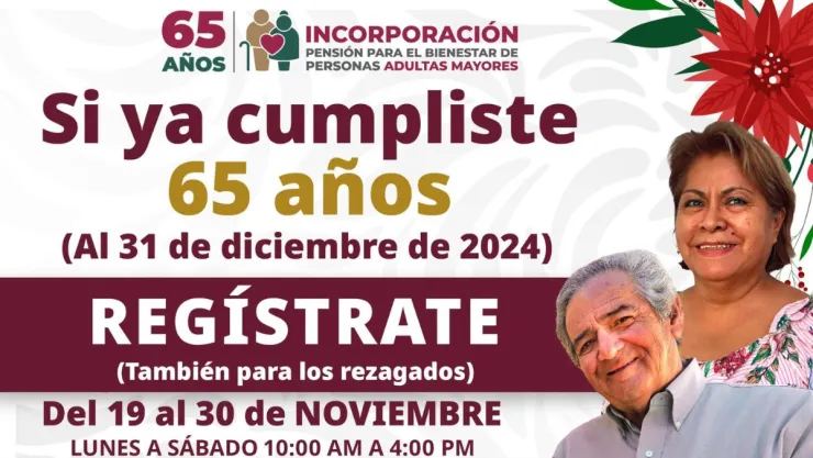 Pensión Bienestar Estos adultos mayores podrán registrarse en noviembre 2024