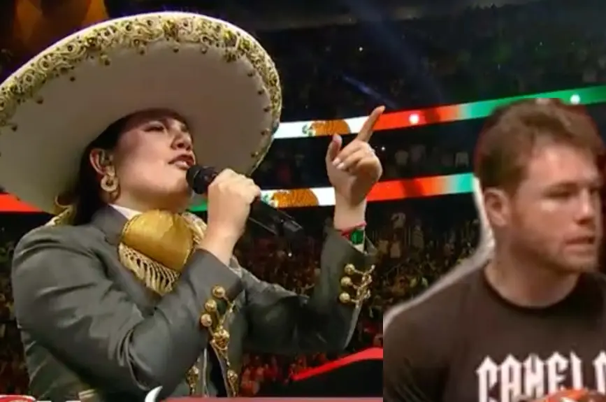 A lo que Camila comentó "...estaba muy conmovida, y aunque me traicionaron los nervios por un momento, canté como siempre: con todo el corazón, respeto y orgullo por nuestro México.”