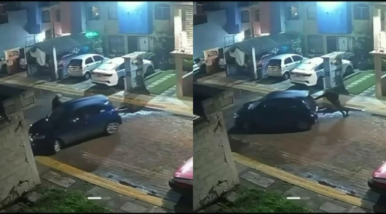 Sujetos roban auto en Cuautitlán Izcalli.