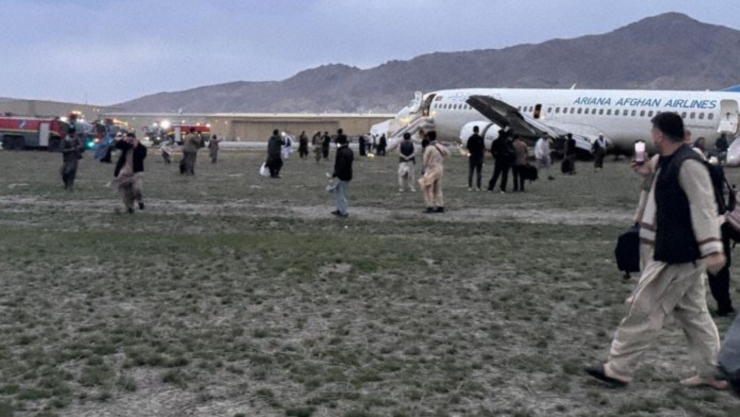 Accidente de avión en aeropuerto de Kabul