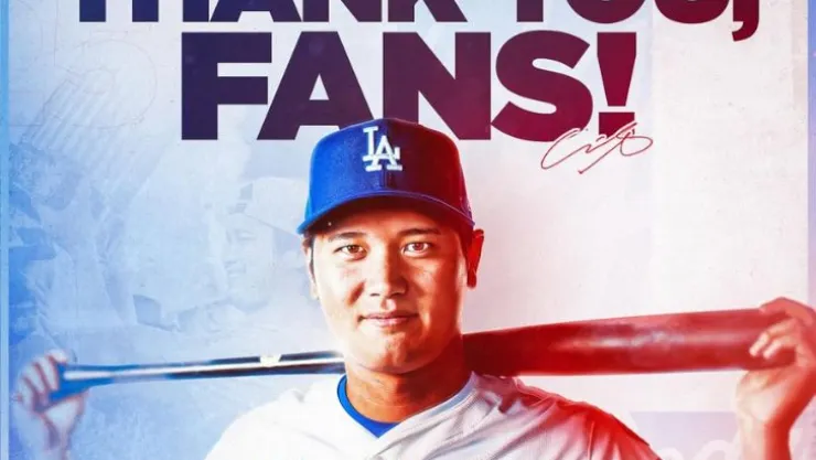 Shohei Ohtani agradeció a los Dodgers