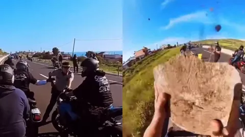 Motociclistas Guardia Nacional