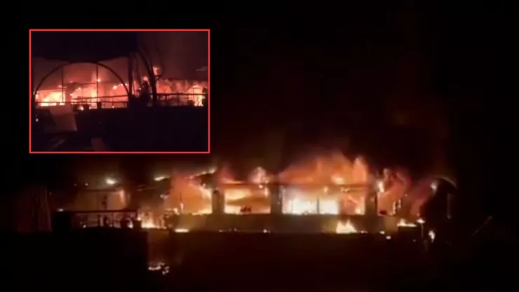 Incendio India muertos