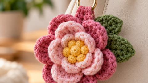 Flor con relieve
