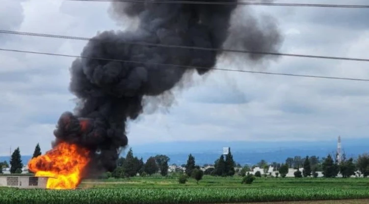 Fuga de gas LP activa operativo de emergencia en Tlalancaleca: Pemex realiza quema controlada en Puebla