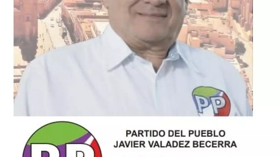 Javier Valadez Becerra cadidato a gubernatura de Zacatecas por el Partido del Pueblo.