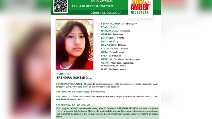 Desaparecidos Michoacán ¿Quién es Eréndira Nohemí G.L. y qué se sabe de su desaparición en Morelia.png