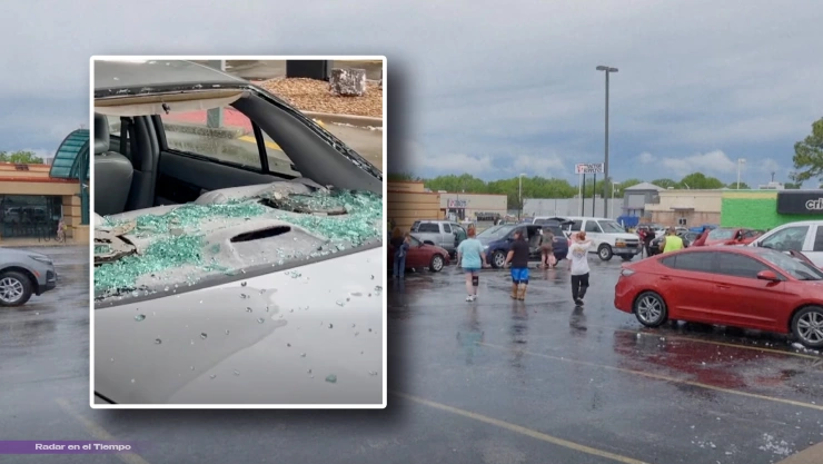 Granizo gigante en EE. UU.: Reportan cristales rotos y afectaciones por clima extremo