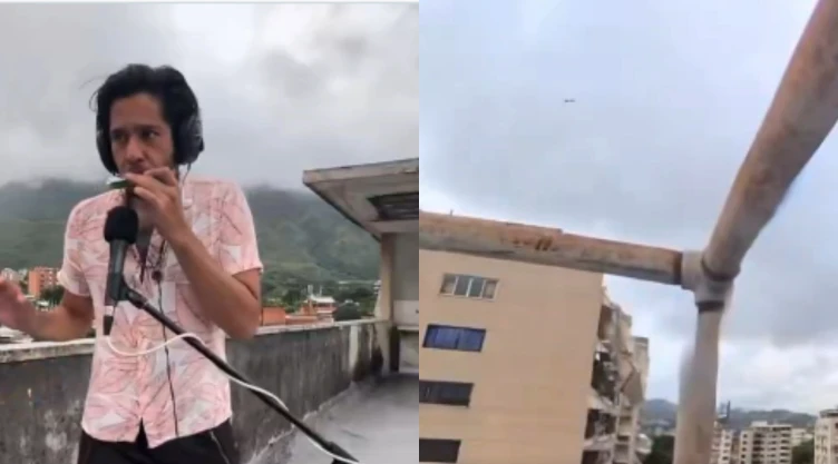 DJ graba el momento del terremoto en Venezuela