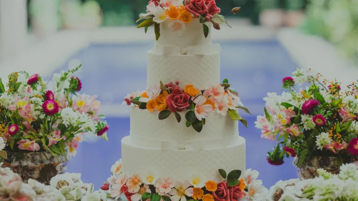 49 ideas de pastel de bodas que puedes tomar como inspiración: desde sencillos hasta muy elaborados.