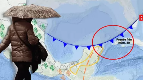 ¡Volverás a sacar la chamarra! Frente Frío 40 llegará a Quintana Roo este día; aquí sus efectos