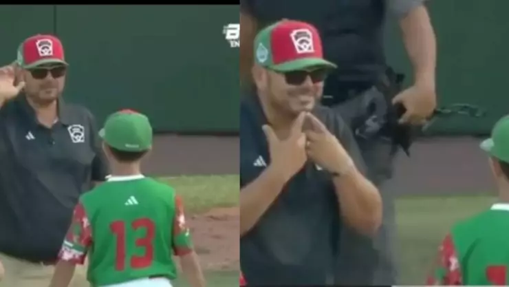 Motivador discurso de Francisco Fimbres al pitcher mexicano en la Serie Mundial de Ligas Pequeñas 2023