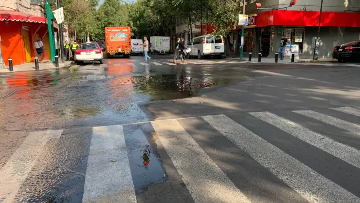 fuga de agua