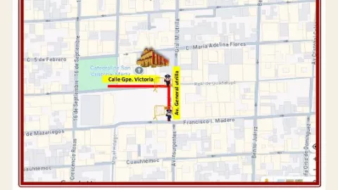 Calles cerradas San Cristóbal de las Casas fiestas patrias