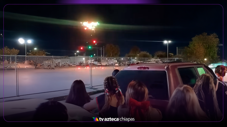 ¡Terminaron en el suelo! Video: Espectáculo de drones falla durante Fiestas Patrias 