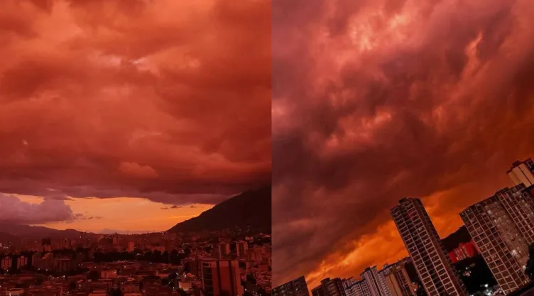 ¿Por qué el cielo de Venezuela se tiñó de rojo? Esta es la razón del impresionante fenómeno