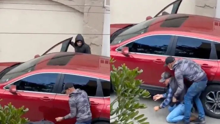 VIDEO: ¡Indigante! Asaltan a pareja de adultos mayores al salir de un banco