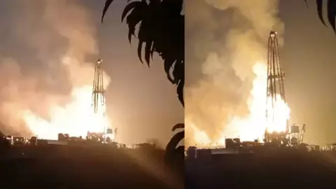 Explota pozo petrolero en Las Choapas, Veracruz