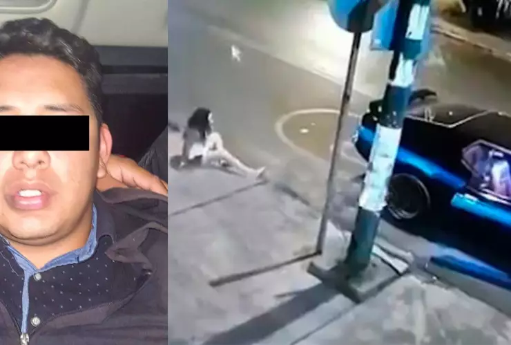 Detienen al hombre que fue captado golpeando a una mujer en Coapa