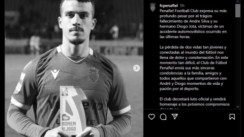 El Peñafiel dedicó una publicación a la muerte de André Silva