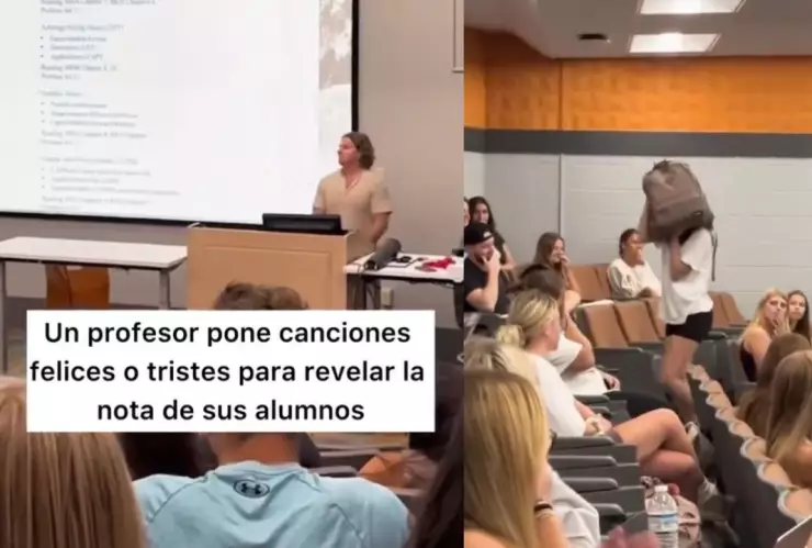 Maestro da calificaciones con música