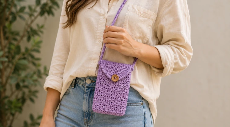 Cómo tejer bolsas a crochet: 4 diseños e ideas para hacer fundas para celular