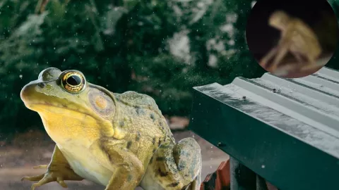 ¿Real o ficción? El misterioso “Hombre Rana” captado bajo la lluvia en Cancún desata debate