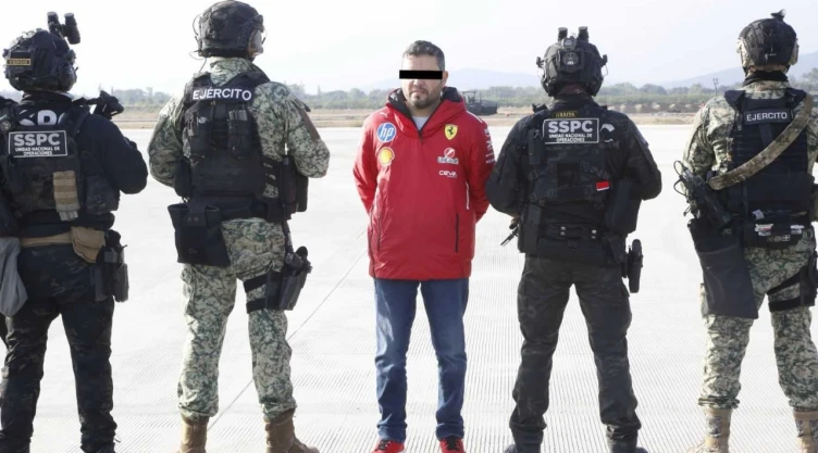 Foto del presidente municipal de Tequila, Diego Rivera, detenido el 5 de febrero de 2026.