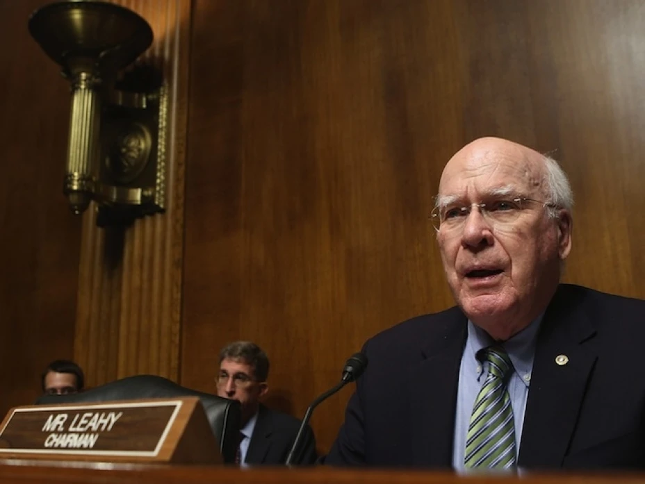 Patrick Leahy, presidente del comité de justicia del Senado