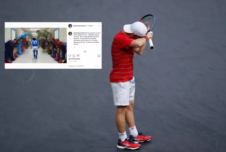 El mensaje de Diego Swchartzman a Diego Armando Maradona