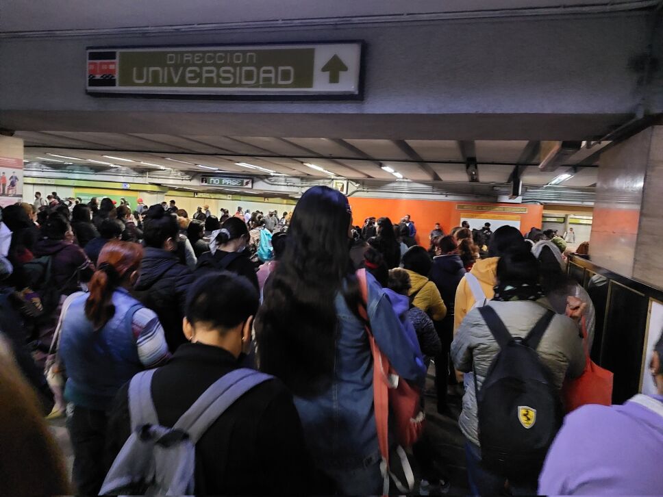 metro cdmx lluvia