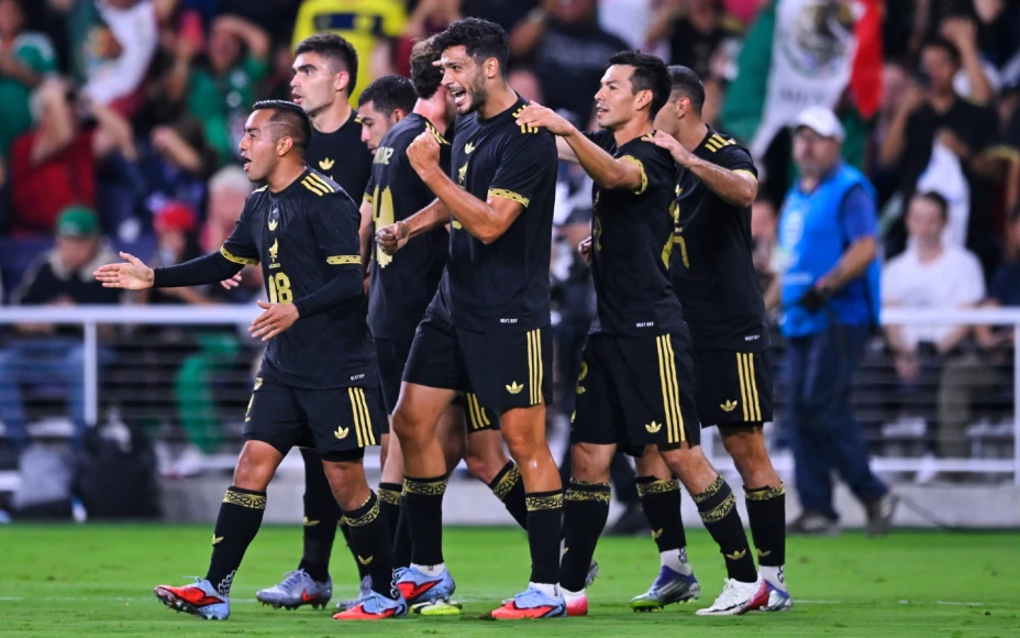 Jugadores de la Selección Mexicana